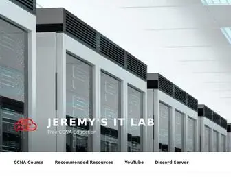 Jeremysitlab.com(Free CCNA Education) Screenshot