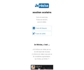 Jerevise.fr(Je Révise) Screenshot