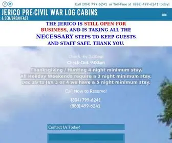 Jericobb.com(Log Cabins) Screenshot