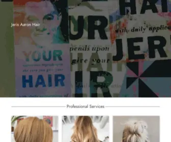 Jerisaaronhair.com(Specializing in Cut) Screenshot