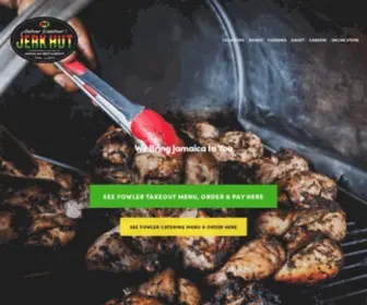 Jerkhut.com(Authentic Jamaican restaurant specializing in catering and entertainment) Screenshot