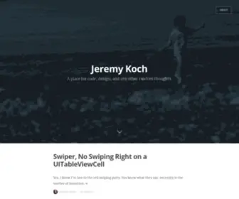 Jerkoch.com(Jeremy Koch) Screenshot