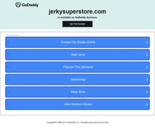 Jerkysuperstore.com(Jerkysuperstore) Screenshot