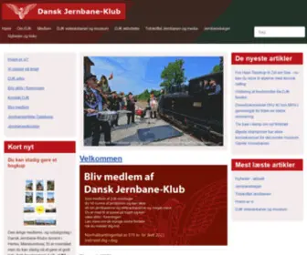 Jernbaneklub.dk(Dansk Jernbane Klub) Screenshot