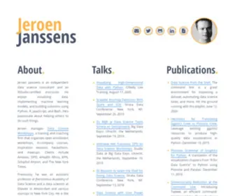 Jeroenjanssens.com(Jeroen Janssens) Screenshot