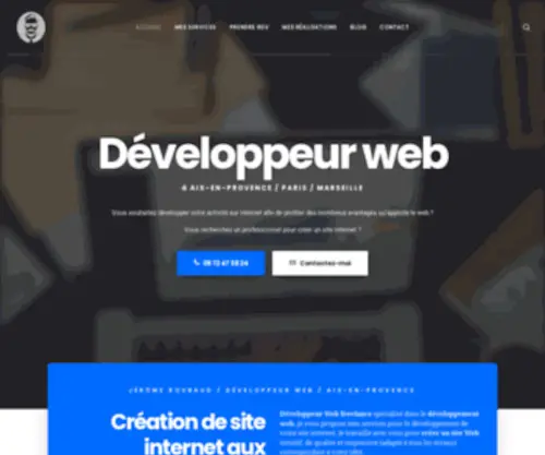 Jerom.io(Développeur web aux alentours d'Aix) Screenshot