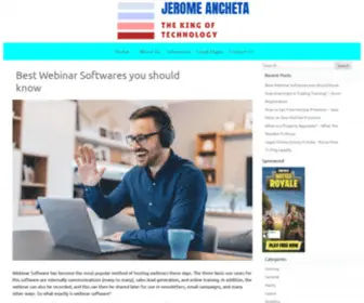 Jeromeancheta.com(JAM online) Screenshot