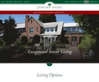 Jeromehome.com(Independent & Assisted Living Facility in New Britain) Screenshot