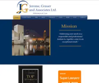 Jeromelaw.com(Jerome, Grauer and Associates, Ltd) Screenshot