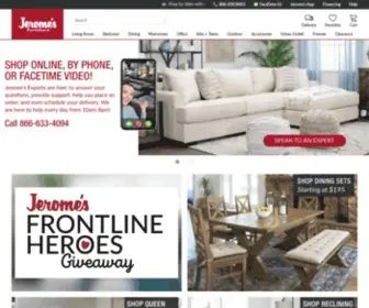 Jeromes.com(Southern California Home Furniture Stores) Screenshot