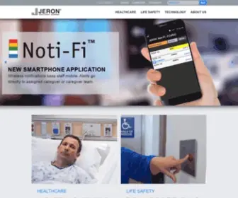 Jeron.com(Healthcare Communication Solutions) Screenshot