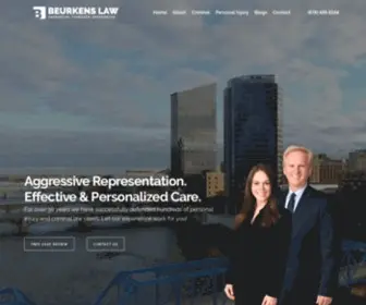 Jerrybeurkens.com(Grand Rapids Personal Injury & Criminal Defense Attorneys) Screenshot