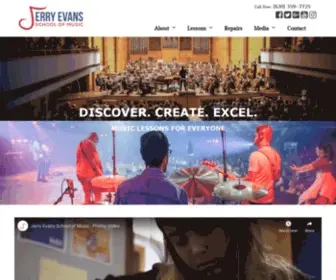 Jerryevansguitar.com(Music Lessons Wheaton) Screenshot