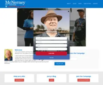 Jerrymcnerney.org(Jerry McNerney for Congress) Screenshot