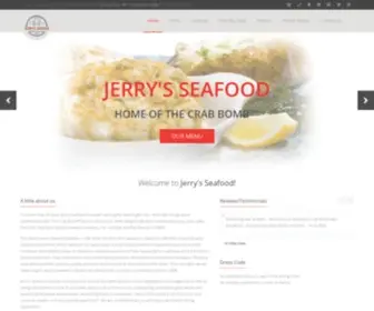 Jerrysseafood.com(Jerry's Seafood) Screenshot