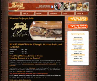 Jerryssportsgrille.com(Bar & Grill Restaurant Jacksonville Fl Southside) Screenshot