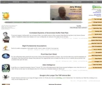 Jerrywickey.net(Jerry Wickey in Key West) Screenshot