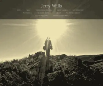 Jerrywills.com(Home page of Jerry Wills. This site) Screenshot