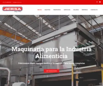 Jersa.com.mx(Maquinaria para la Industria de Alimentos) Screenshot