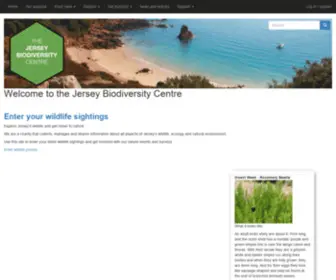 Jerseybiodiversitycentre.org.je(The Jersey Biodiversity Centre) Screenshot