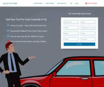 Jerseycarcash.com(#1 Cash For Cars In NJ) Screenshot