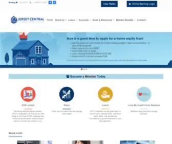 Jerseycentralfcu.com(Jersey Central FCU) Screenshot