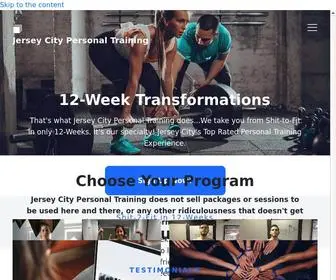 Jerseycitypersonaltraining.com(Jersey City Personal Training) Screenshot