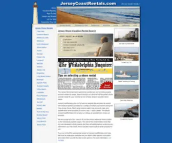 Jerseycoastrentals.com(Jersey Shore Vacation Rentals) Screenshot