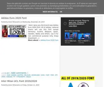 Jerseyfont.com(Football font free download) Screenshot