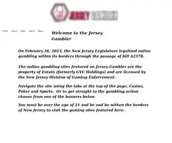 Jerseygambler.com Screenshot