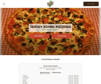 Jerseyjohnspizzeria.com(Get 5% off your pizza delivery order) Screenshot