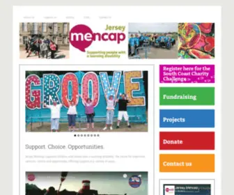 Jerseymencap.org(Jersey Mencap) Screenshot