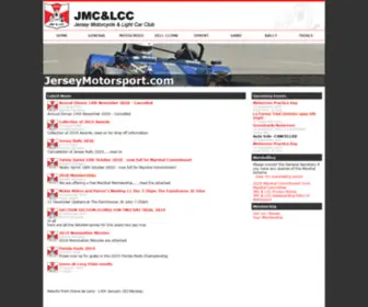 Jerseymotorsport.com(Jersey Motorcycle & Light Car Club) Screenshot