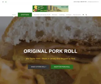 Jerseyporkroll.com(Home Shop Taylor's Ham) Screenshot