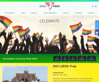 Jerseypride.org(Jersey Pride) Screenshot