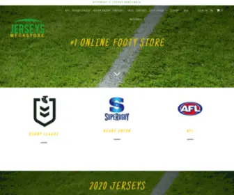 Jerseys.com.au(Jerseys Megastore) Screenshot