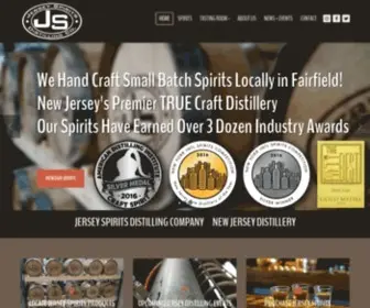 Jerseyspirits.com(Jersey Spirits Distilling Company Craft Distillery) Screenshot