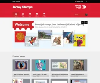 Jerseystamps.com(Jersey Stamps & Collectables) Screenshot