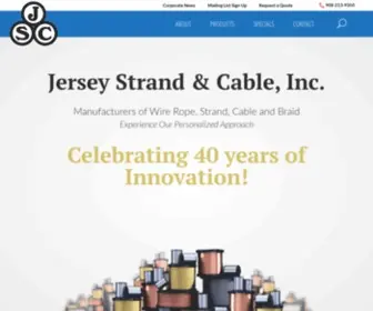 Jerseystrandandcable.com(Jersey Strand & Cable) Screenshot