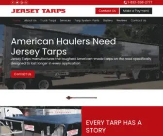 Jerseytarps.com(Jersey Tarps New Brunswick) Screenshot