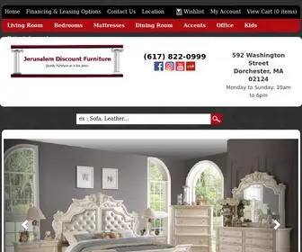 Jerusalemdiscountfurniture.com(Jerusalem Discount Furniture in Boston) Screenshot