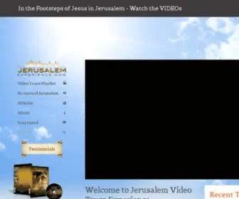 Jerusalemexperience.com(Jerusalem Video) Screenshot