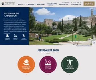 Jerusalemfoundation.co.il(Jerusalemfoundation) Screenshot