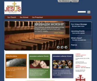 Jerusalemlutheran.org(Jerusalem Ev) Screenshot