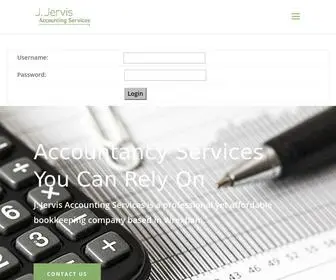 Jervisaccountingservices.co.uk(Accounting services) Screenshot