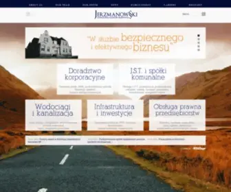 Jerzmanowski.pl(Kancelaria Radców Prawnych Zygmunt Jerzmanowski i Wspólnicy) Screenshot