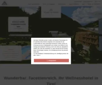 Jesacherhof.at(Vielseitiges Wellnesshotel in Tirol) Screenshot
