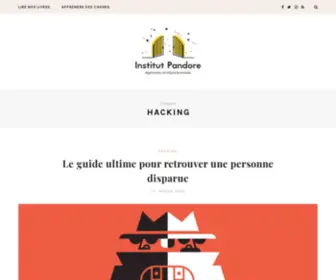 Jesaisquivousetes.com(Institut Pandore) Screenshot