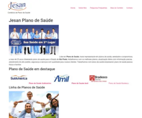 Jesan.com.br(Plano de Saúde) Screenshot