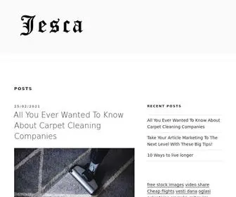 Jesca.cf(International breaking news and blog post Jesca) Screenshot